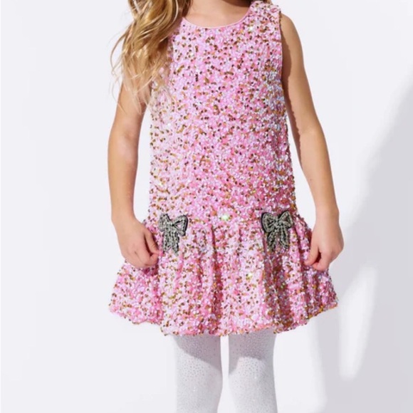 Lola and the Boys ROSIE BOWS DRESS - Picture 4 of 7